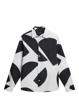 Shia Regular Print Shirt / Cloud White