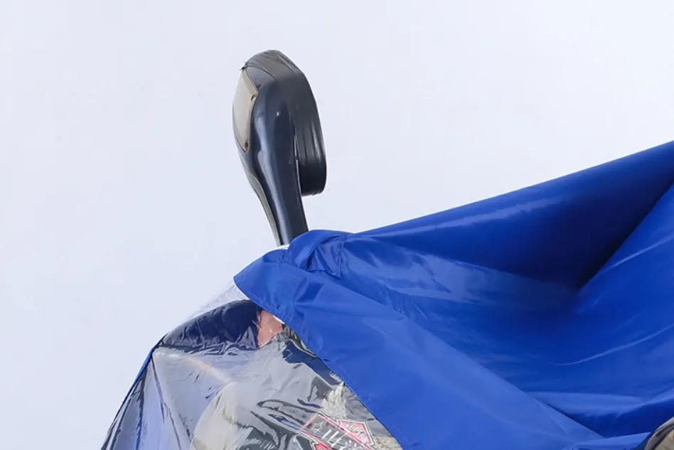Shoppy Wind Waterproof Motorcycle Rain Hoodie Coat Poncho