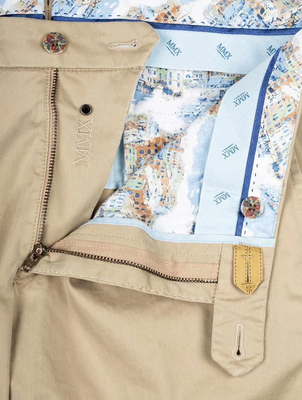 Tan Pegasus Cotton Chino Shorts