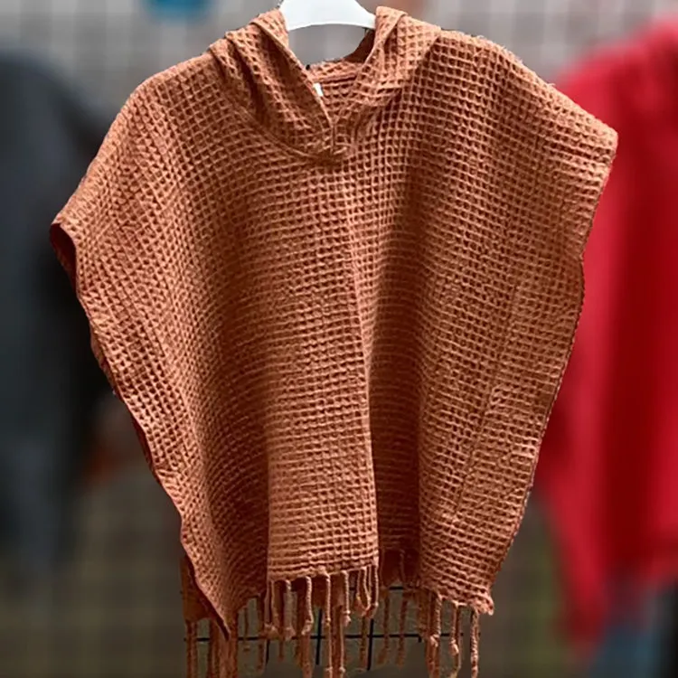 Turkish Towel Pestemal Kids Poncho